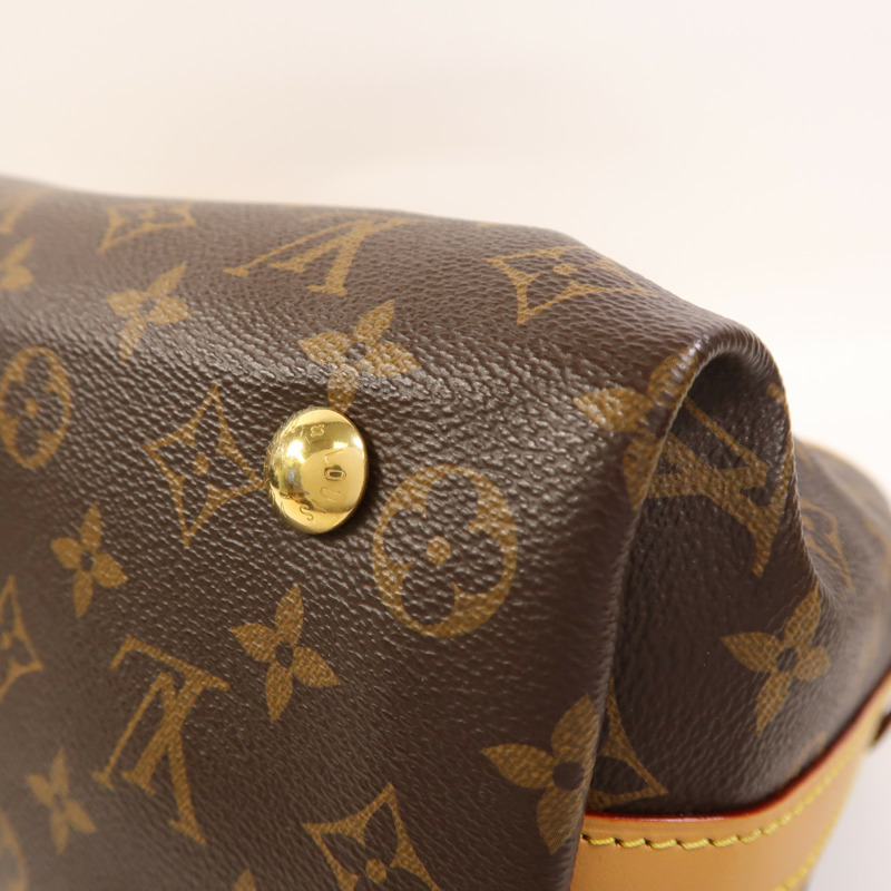 LOUIS VUITTON Monogram CarryAll PM金扣肩背袋-10
