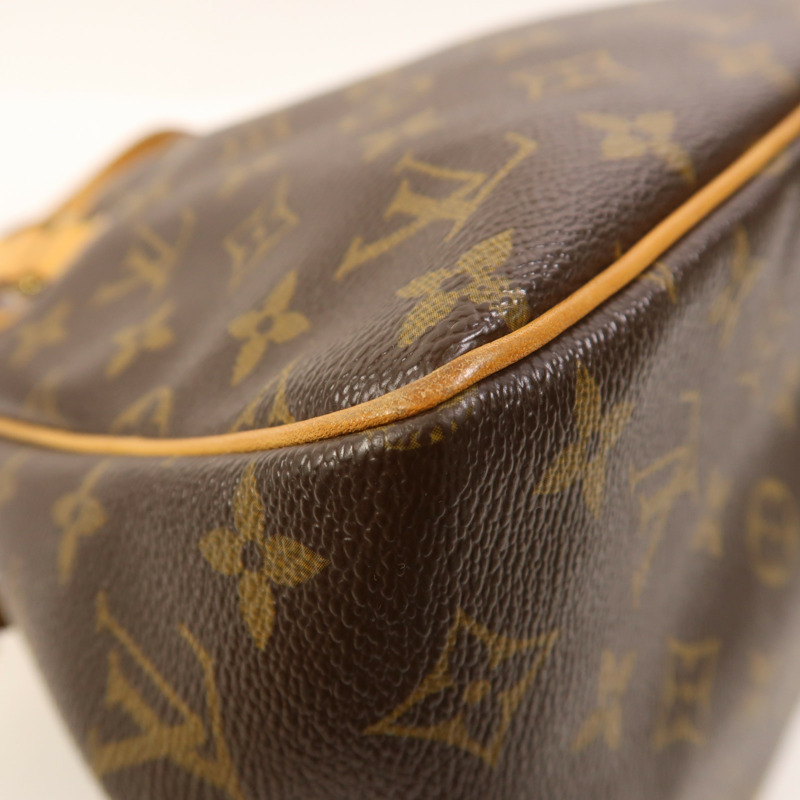 LOUIS VUITTON Monogram Batignolles金扣手挽袋棕色-10