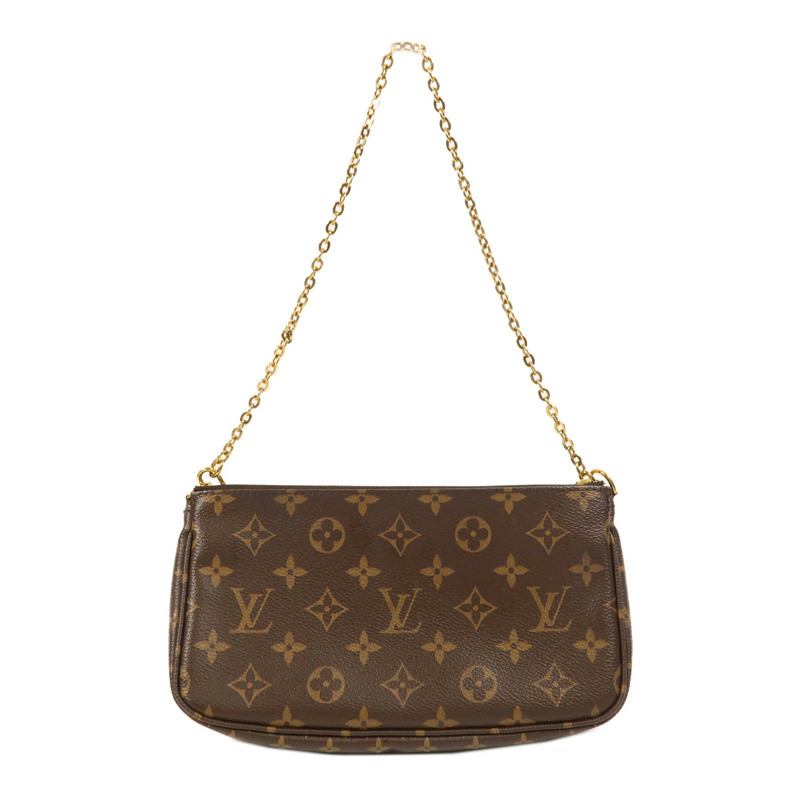 LOUIS VUITTON Monogram Multi Pochette Accessoires金扣肩背袋-1