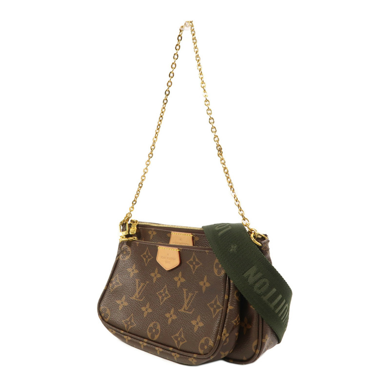 LOUIS VUITTON Monogram Multi Pochette Accessoires金扣肩背袋-2