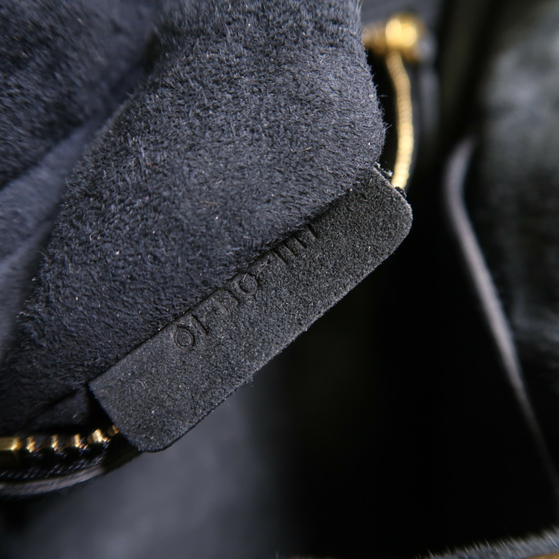 Dior 牛仔布Mini Lady Dior金扣手挽肩背兩用袋-6