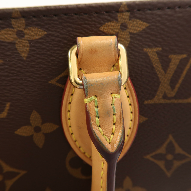 LOUIS VUITTON Monogram Sac Plat BB金扣手挽肩背兩用袋-14