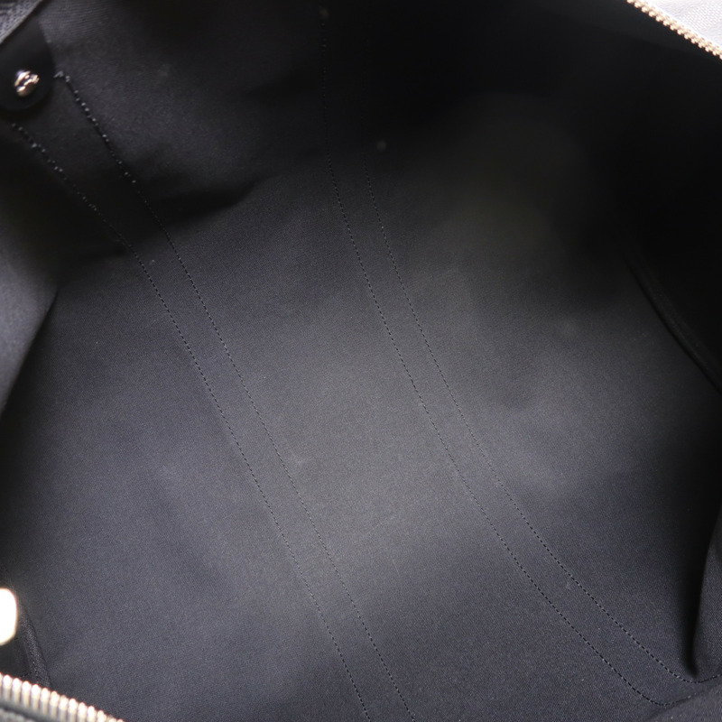LOUIS VUITTON Damier Graphite Keepall Bandouliere 45銀扣手挽肩背兩用袋-4