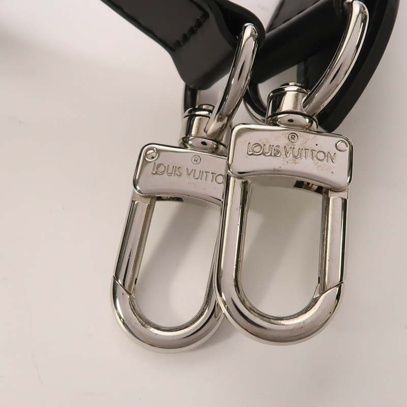 LOUIS VUITTON Damier Graphite Keepall Bandouliere 45銀扣手挽肩背兩用袋-15