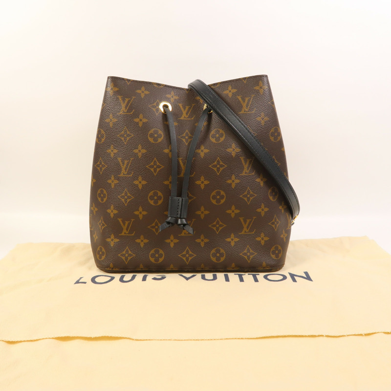 LOUIS VUITTON Monogram Neo Noe MM金扣肩背袋-8