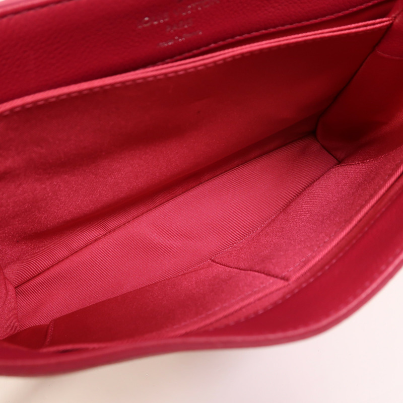 LOUIS VUITTON 牛皮皮革Lockme 2銀扣手挽肩背兩用袋-4