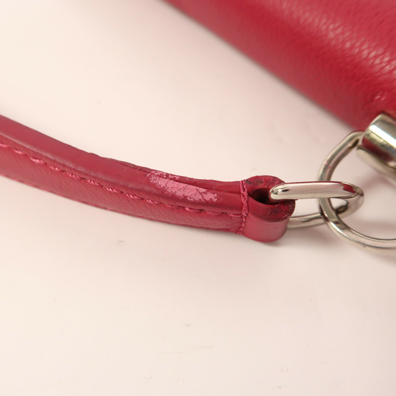 LOUIS VUITTON 牛皮皮革Lockme 2銀扣手挽肩背兩用袋-15