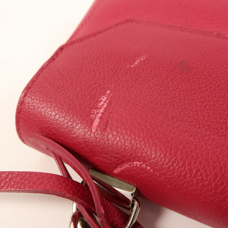 LOUIS VUITTON 牛皮皮革Lockme 2銀扣手挽肩背兩用袋-17