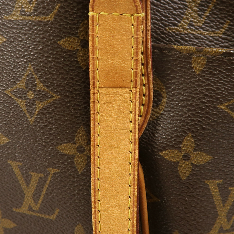 LOUIS VUITTON Monogram Totally PM金扣肩背袋/手挽袋棕色-20