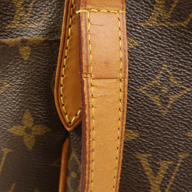 LOUIS VUITTON Monogram Totally PM金扣肩背袋/手挽袋棕色-21