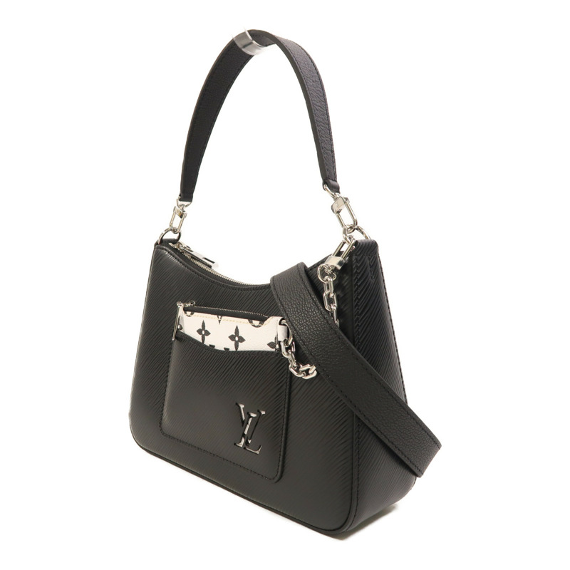 LOUIS VUITTON Epi Marelle銀扣手挽肩背兩用袋-2