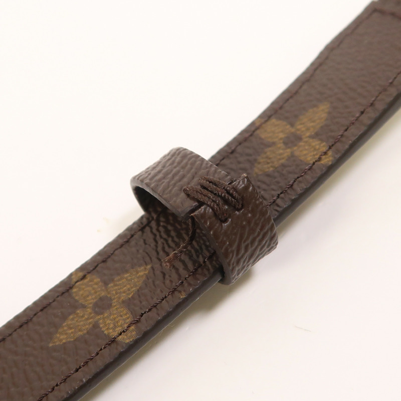 LOUIS VUITTON Monogram Pallas金扣手挽肩背兩用袋棕色/紅色-16