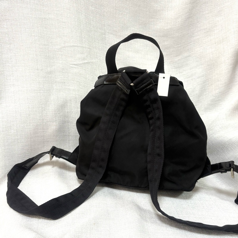 Prada 尼龍多用途 黑色雙肩包 背包-5
