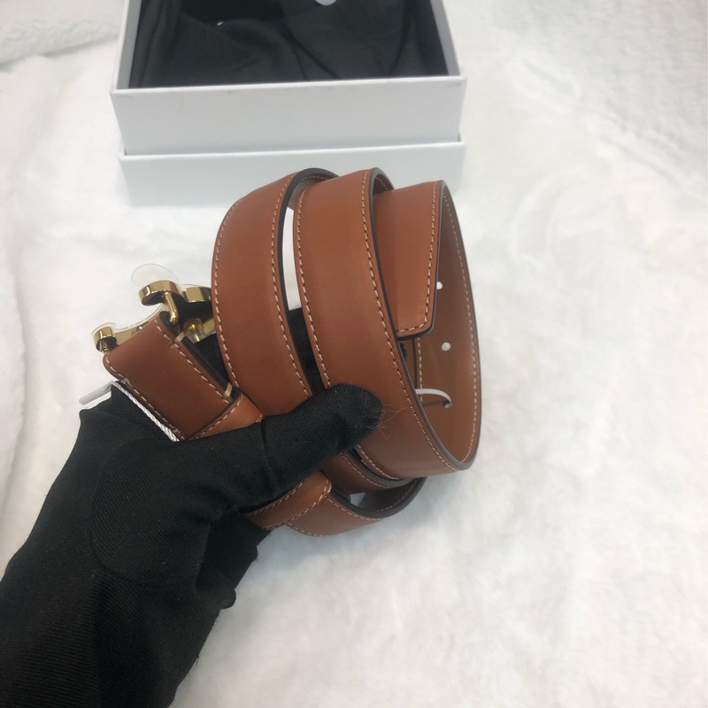 CELINE 凱旋門牛皮腰帶 XC254-10