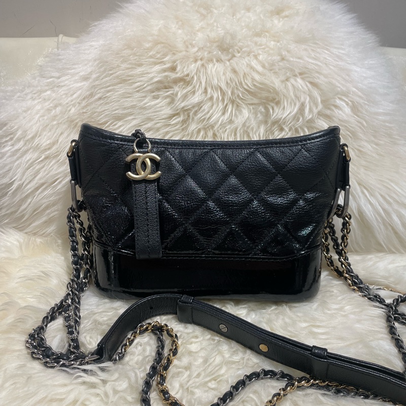 Chanel 小號流浪包 黑色漸變-0