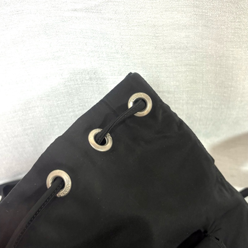 Prada 尼龍多用途 黑色雙肩包 背包-21