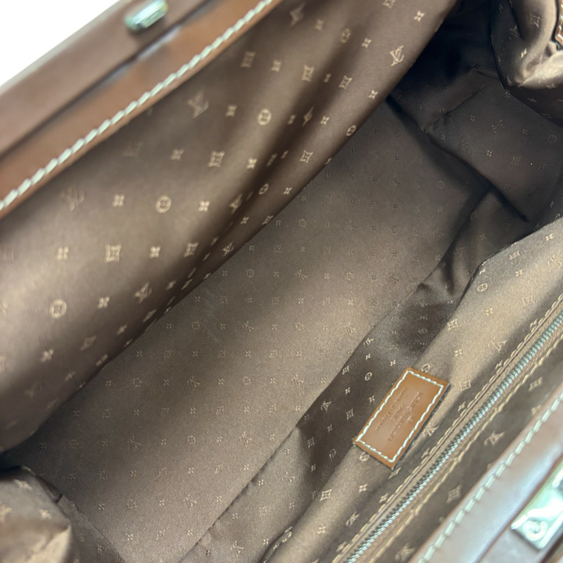 棕色 Suhali 山羊皮 L'Ingenieux PM 手提包【LOUIS VUITTON LV 路易威登】 M91809-4