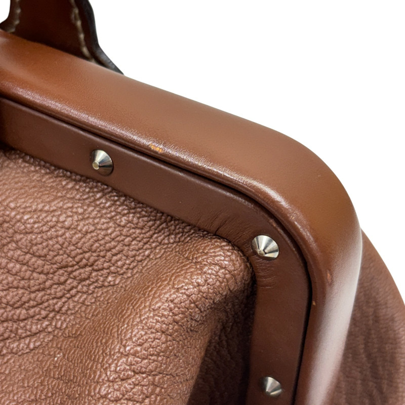 棕色 Suhali 山羊皮 L'Ingenieux PM 手提包【LOUIS VUITTON LV 路易威登】 M91809-11