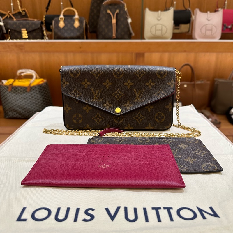 Louis Vuitton Félicie Pochette 三合一 鏈條包-0