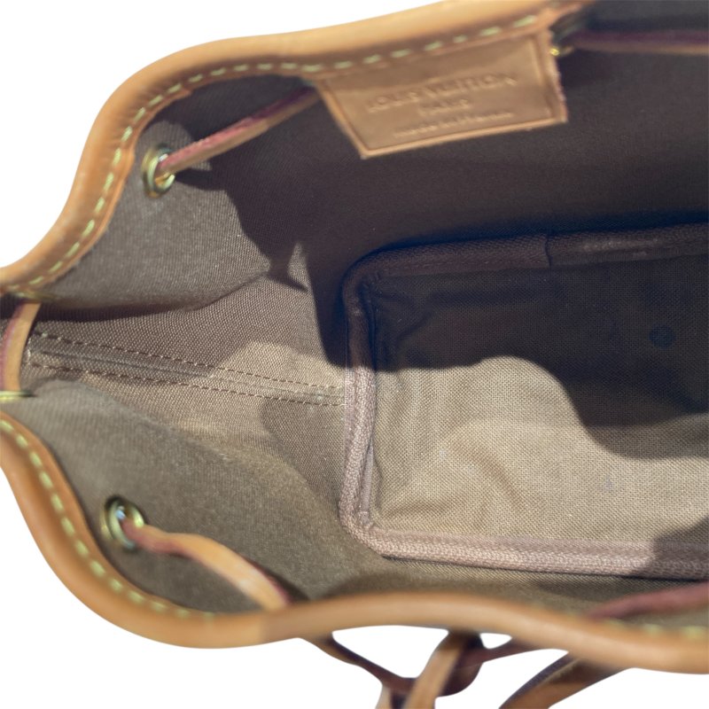 LOUIS VUITTON 路易威登 M41346 Nano Noé 迷你水桶包 PVC 老花 棕色 金釦-11