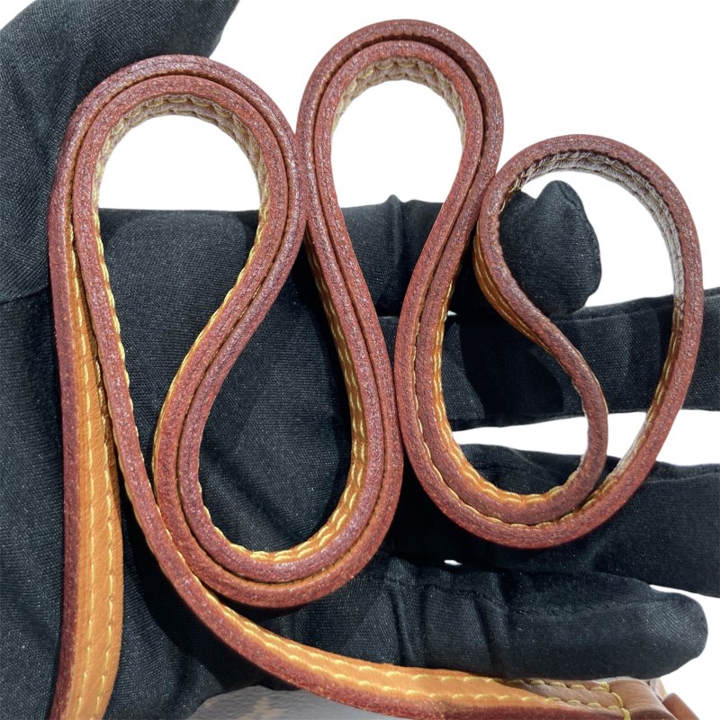 LOUIS VUITTON 路易威登 M41346 Nano Noé 迷你水桶包 PVC 老花 棕色 金釦-13