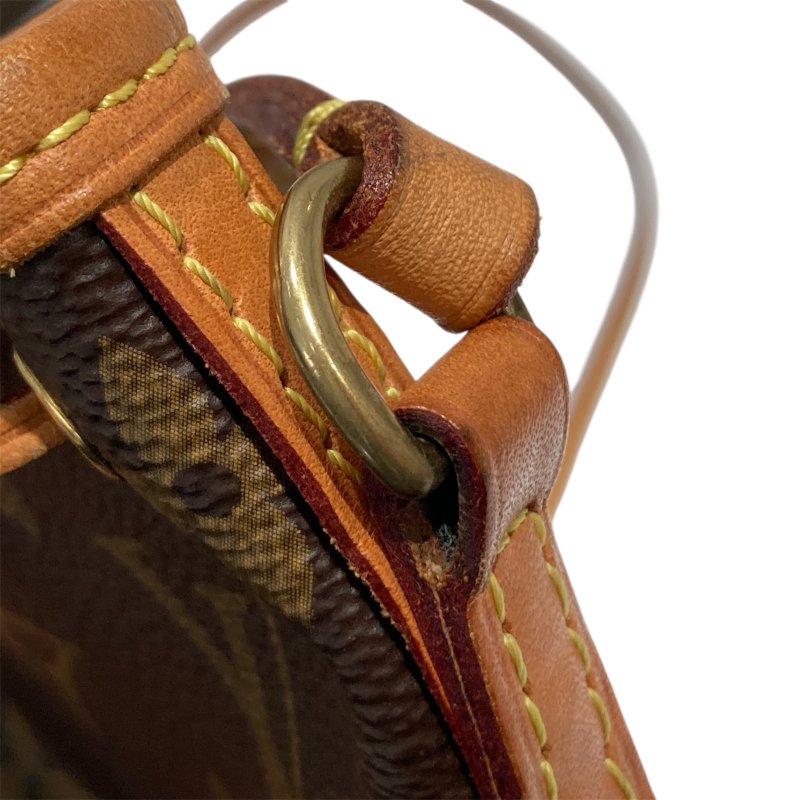 LOUIS VUITTON 路易威登 M41346 Nano Noé 迷你水桶包 PVC 老花 棕色 金釦-15