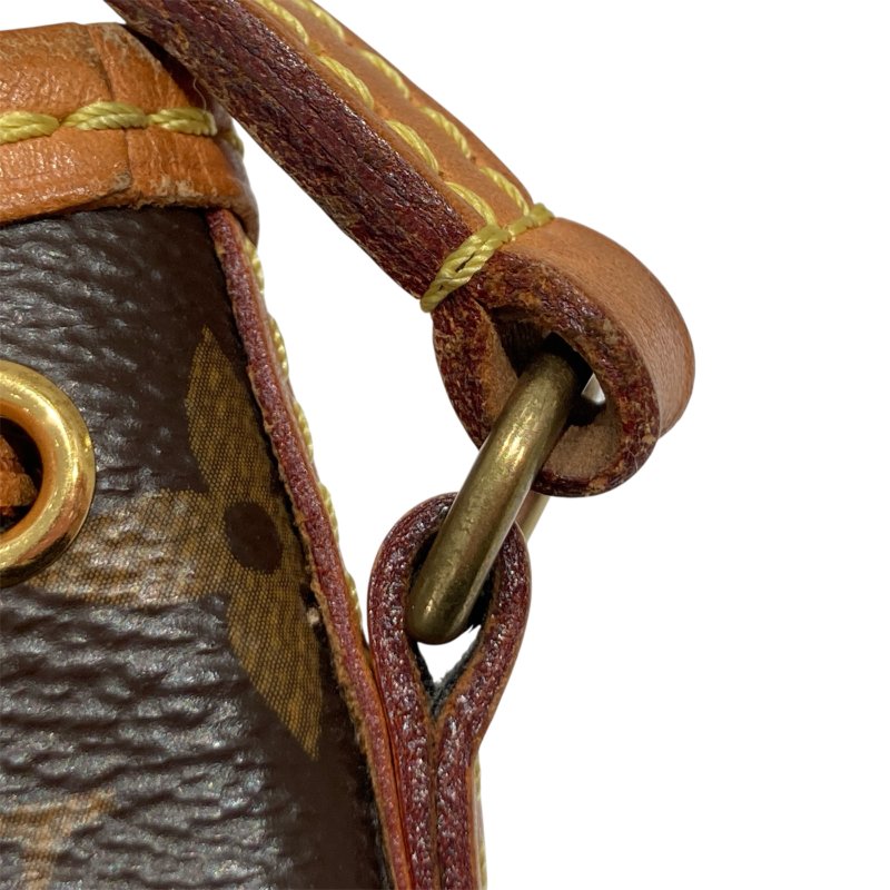 LOUIS VUITTON 路易威登 M41346 Nano Noé 迷你水桶包 PVC 老花 棕色 金釦-16