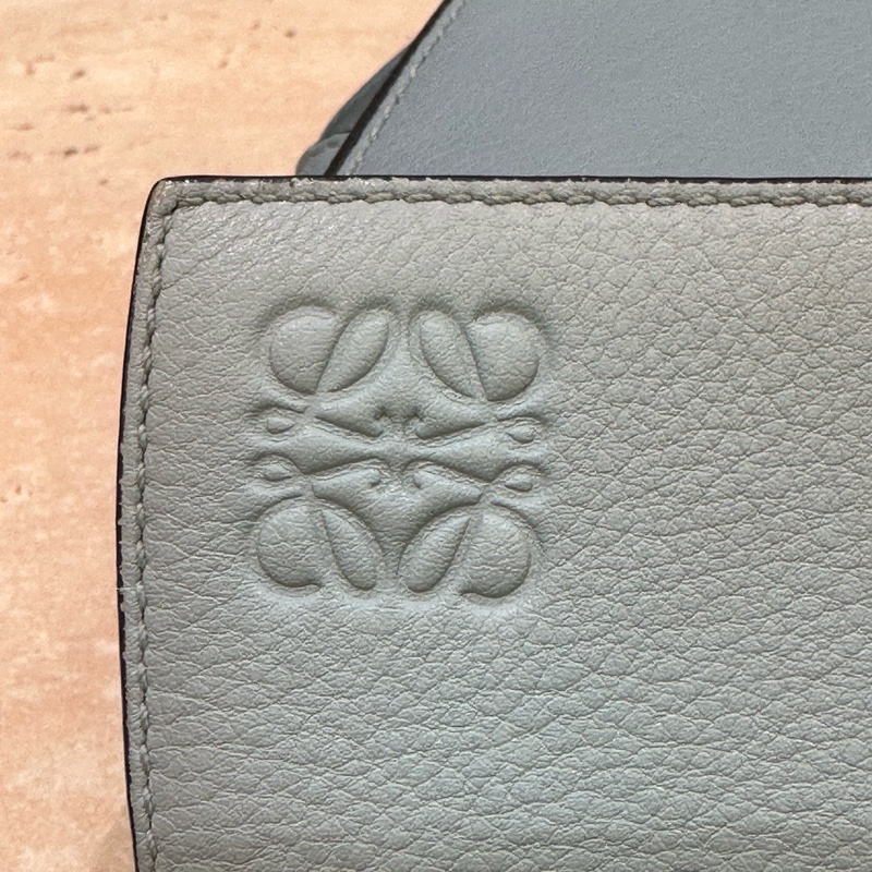 LOEWE Puzzle bag 中號拼色幾何包 藍色-4