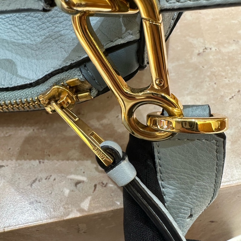 LOEWE Puzzle bag 中號拼色幾何包 藍色-10