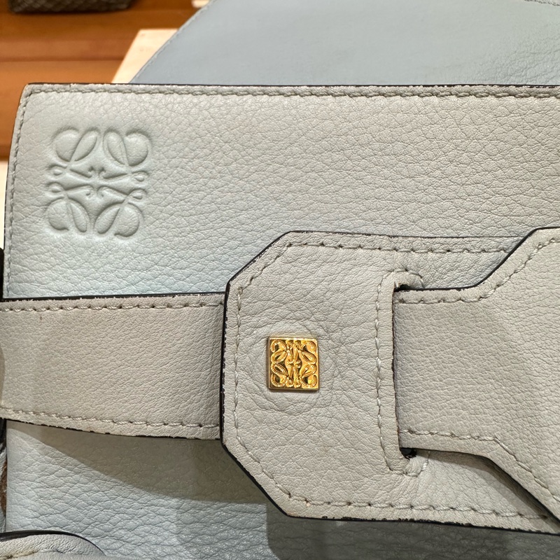 LOEWE Puzzle bag 中號拼色幾何包 藍色-12