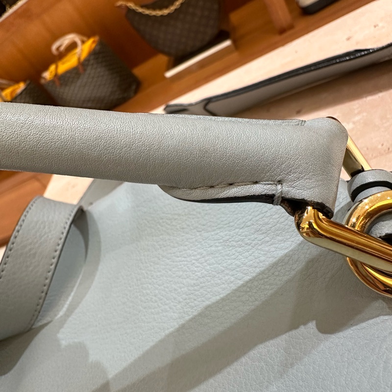 LOEWE Puzzle bag 中號拼色幾何包 藍色-14