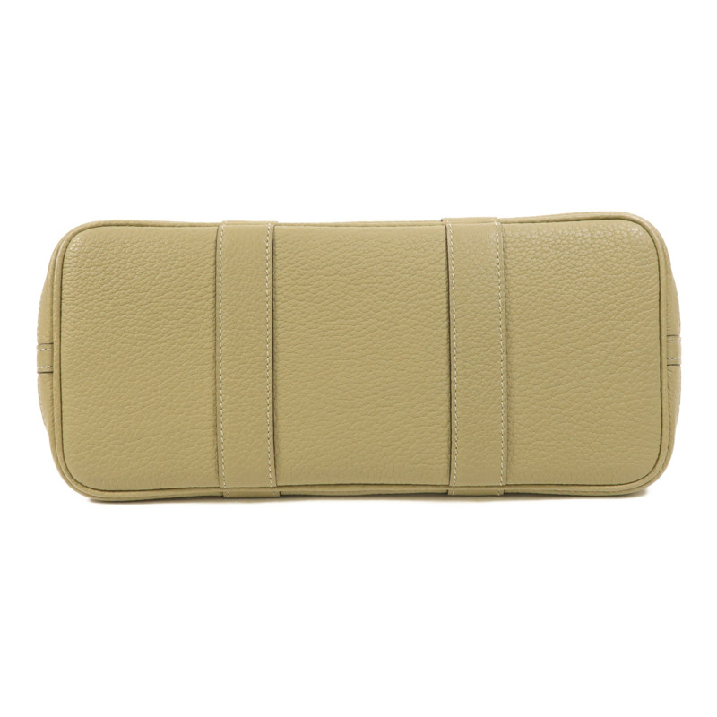HERMES Negonda皮革Garden Party TPM銀扣手挽袋Poussiere-3
