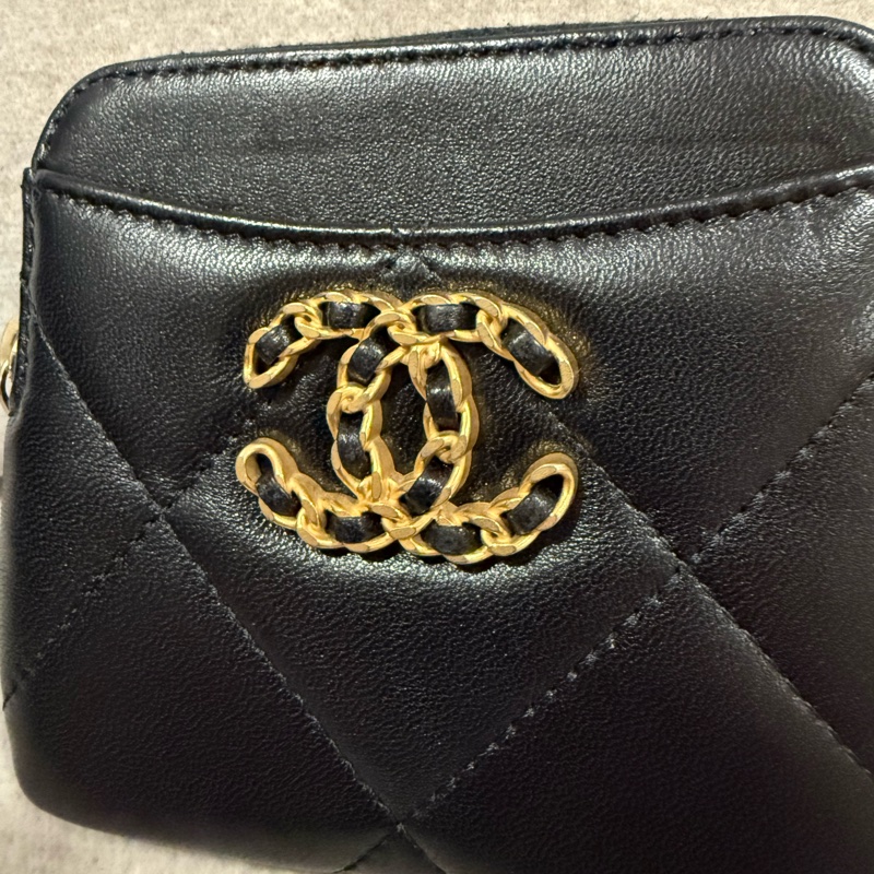 Chanel 19 吐司零錢卡包-9