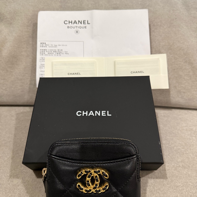 Chanel 19 吐司零錢卡包-11