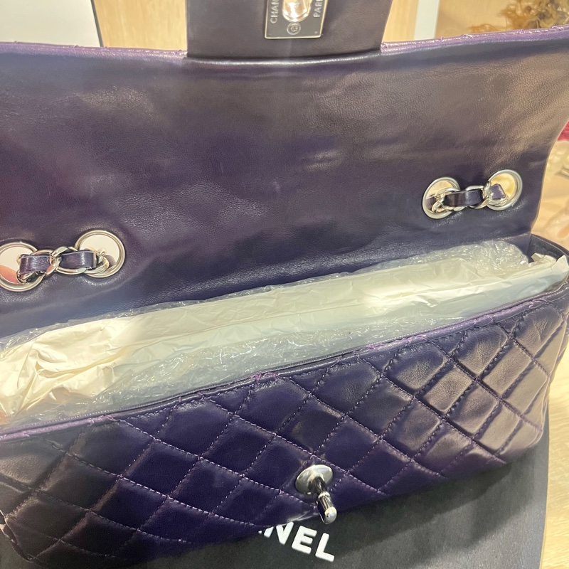 Chanel 紫色法棍肩背包-2