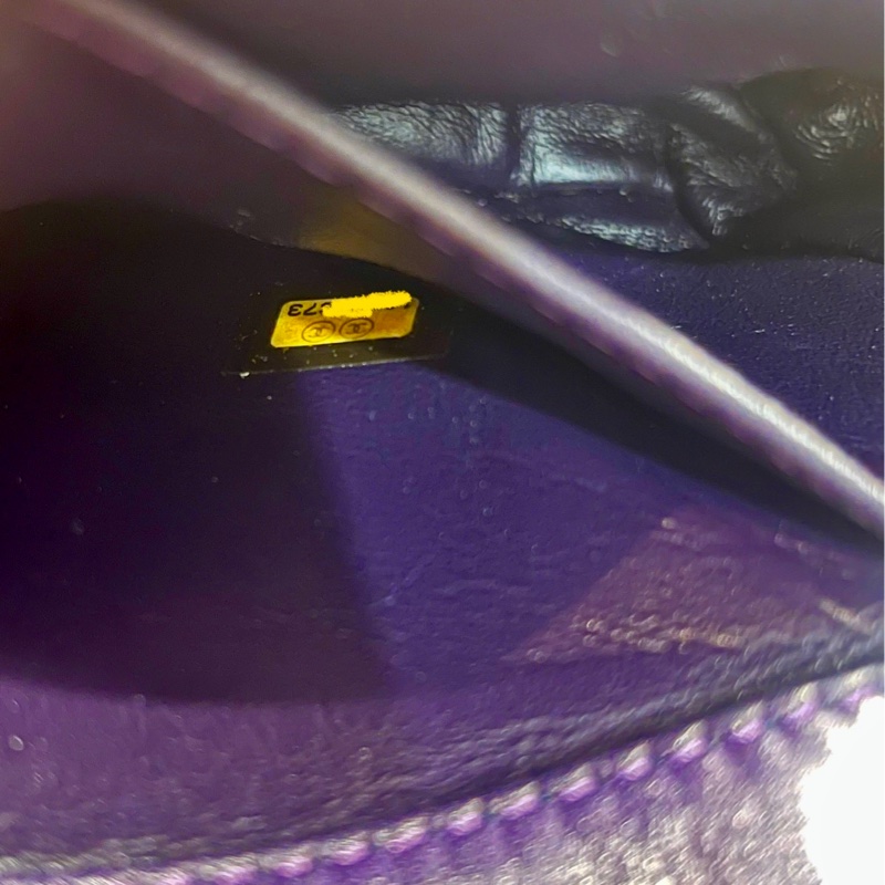 Chanel 紫色法棍肩背包-5