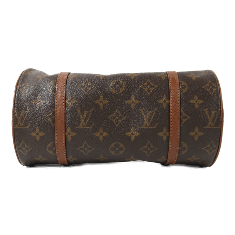 LOUIS VUITTON Monogram Papillon PM金扣手挽袋-3