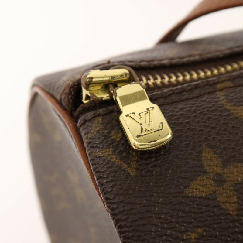 LOUIS VUITTON Monogram Papillon PM金扣手挽袋-8