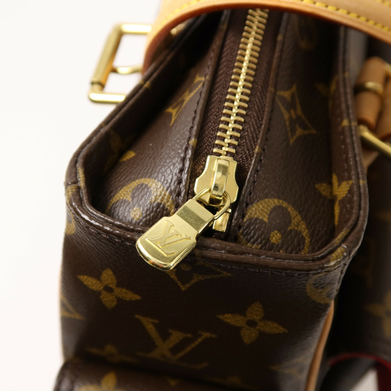 LOUIS VUITTON Monogram Multipli Cite金扣肩背袋-8