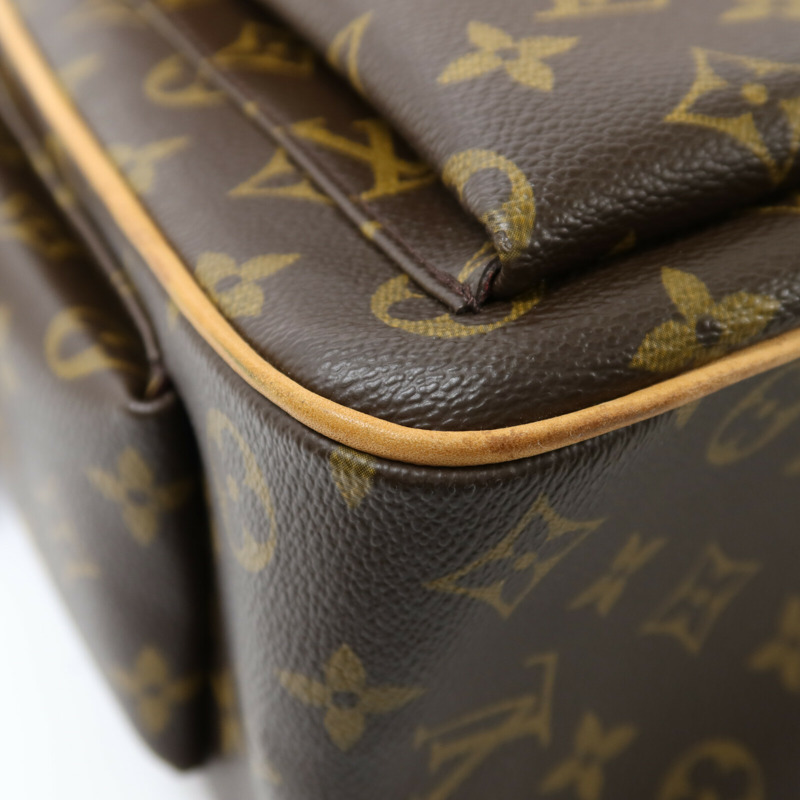 LOUIS VUITTON Monogram Multipli Cite金扣肩背袋-9