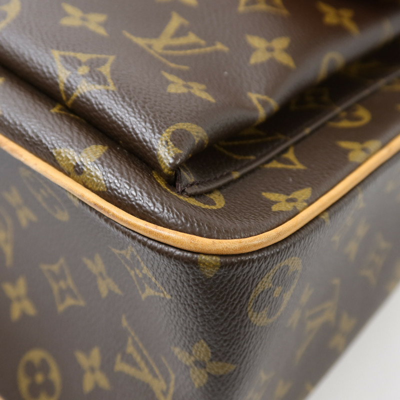LOUIS VUITTON Monogram Multipli Cite金扣肩背袋-10