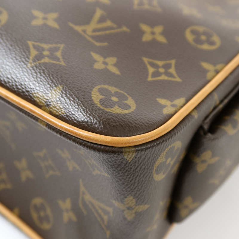 LOUIS VUITTON Monogram Multipli Cite金扣肩背袋-12