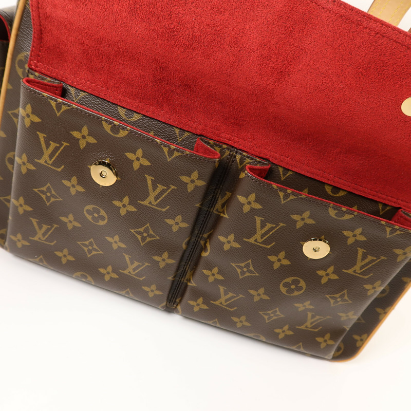 LOUIS VUITTON Monogram Multipli Cite金扣肩背袋-13