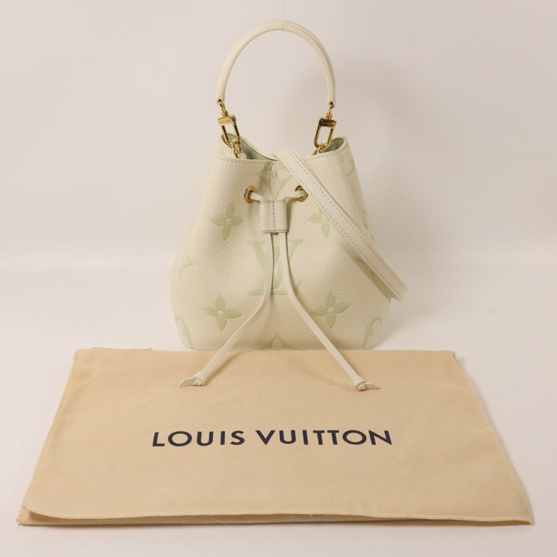 LOUIS VUITTON Monogram Empreinte Giant NeoNoe BB金扣手挽肩背兩用袋-8