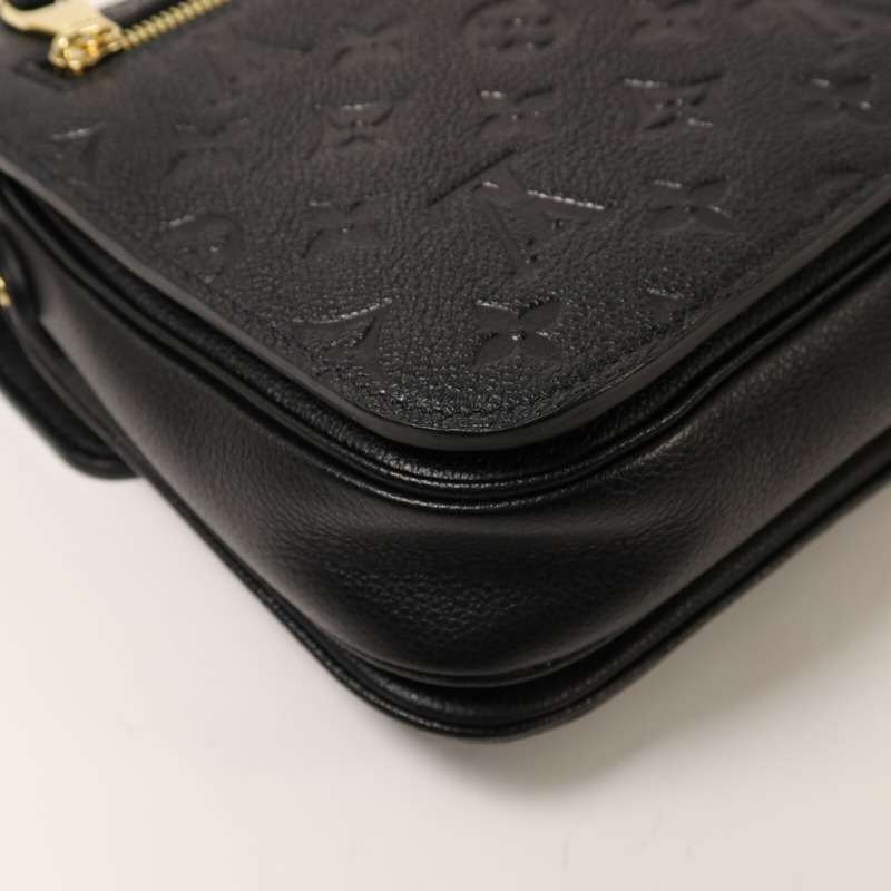 LOUIS VUITTON Monogram Empreinte Pochette Metis金扣手挽肩背兩用袋-10