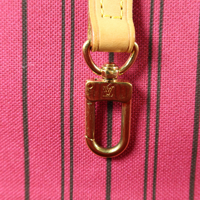 LOUIS VUITTON Monogram Neverfull MM金扣手挽袋-13