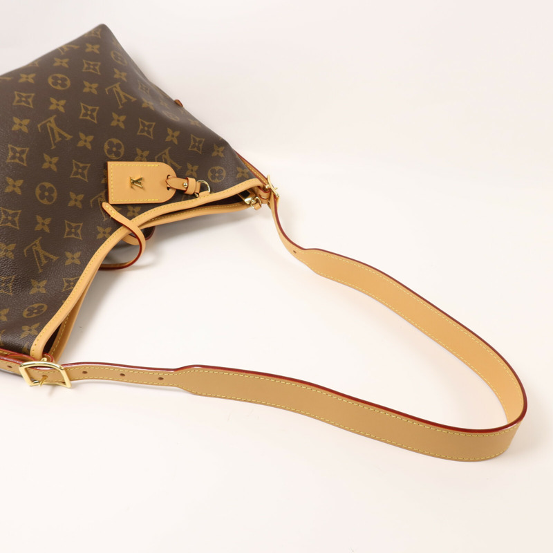 LOUIS VUITTON Monogram Carry All PM金扣肩背袋-7