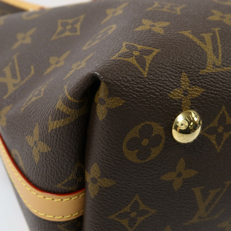 LOUIS VUITTON Monogram Carry All PM金扣肩背袋-8
