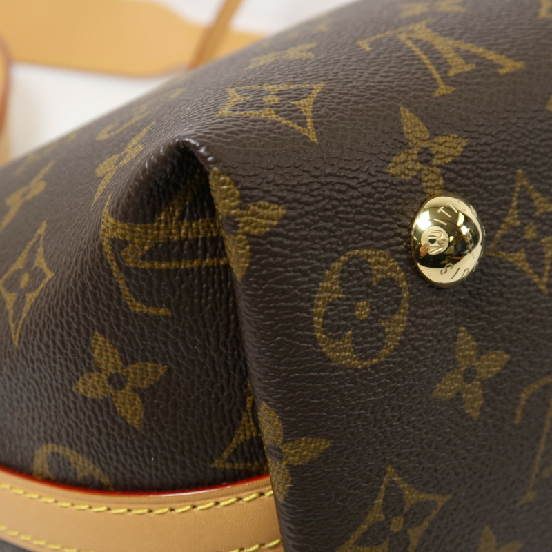 LOUIS VUITTON Monogram Carry All PM金扣肩背袋-10