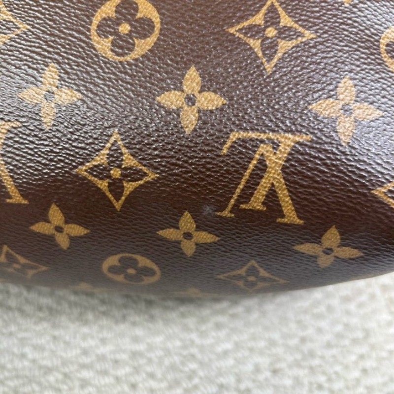 LV路易威登 Speedy 25 老花手提單肩包 超大容量 可調節肩帶 可單肩可斜挎 日常通勤 逛街都百搭-9